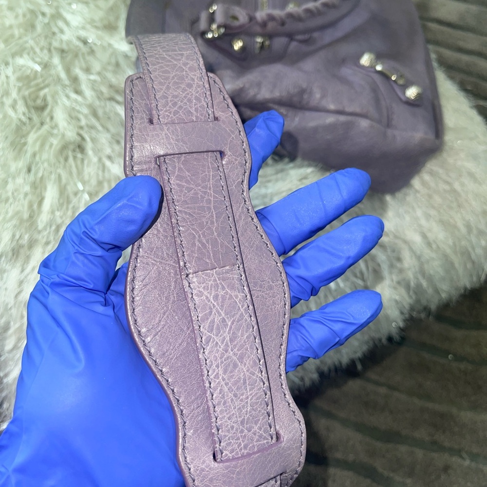 Balenciaga Purple City Bag - Picture 15 of 16